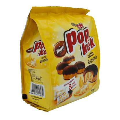 Mini-Küchlein Eti | Mini Popkek | Morbido, con ripieno di banana e copertura al cioccolato | 144 g
