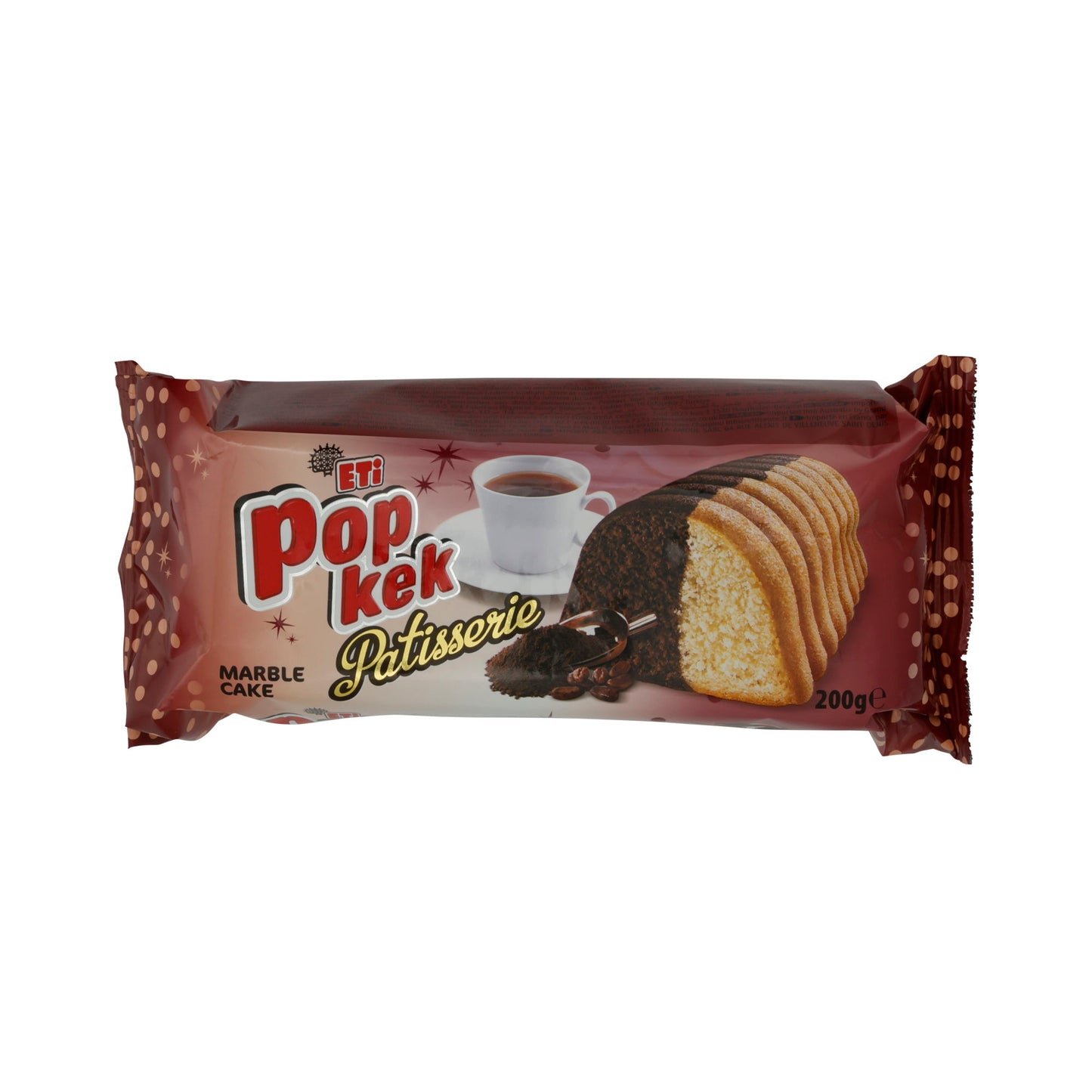 Rührkuchen Eti Pop Kek Patisserie | Marmorkuchen | mit Schoko- und Vanillegeschmack | 200 g