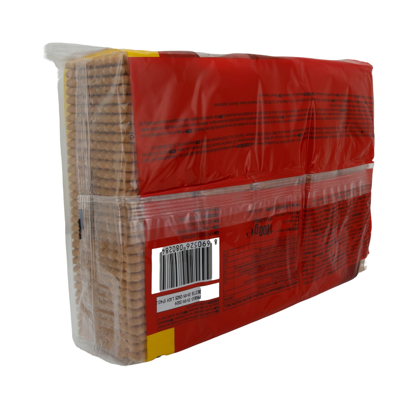 Kekse ETi Tea Biscuits Classic | Gebäck | Weizenmehlkekse im 5er Pack | 1000 g