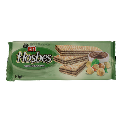 Waffeln ETI Hoşbeş | Gebäck | mit cremiger Haselnussfüllung | 142 g