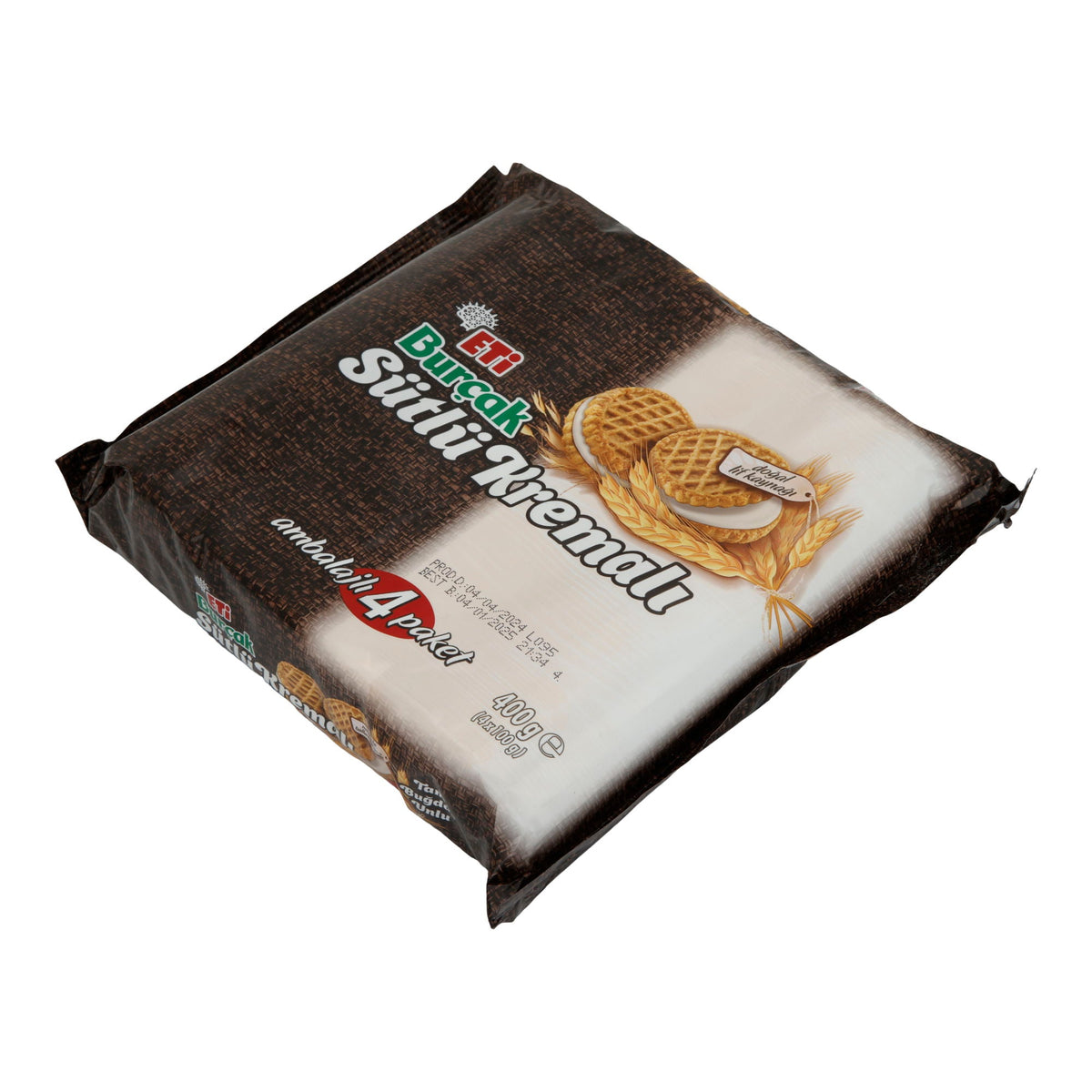 Kekse Eti Burçak Sütlü Kremalı | Gebäck | mit Milchcremefüllung | 400 g