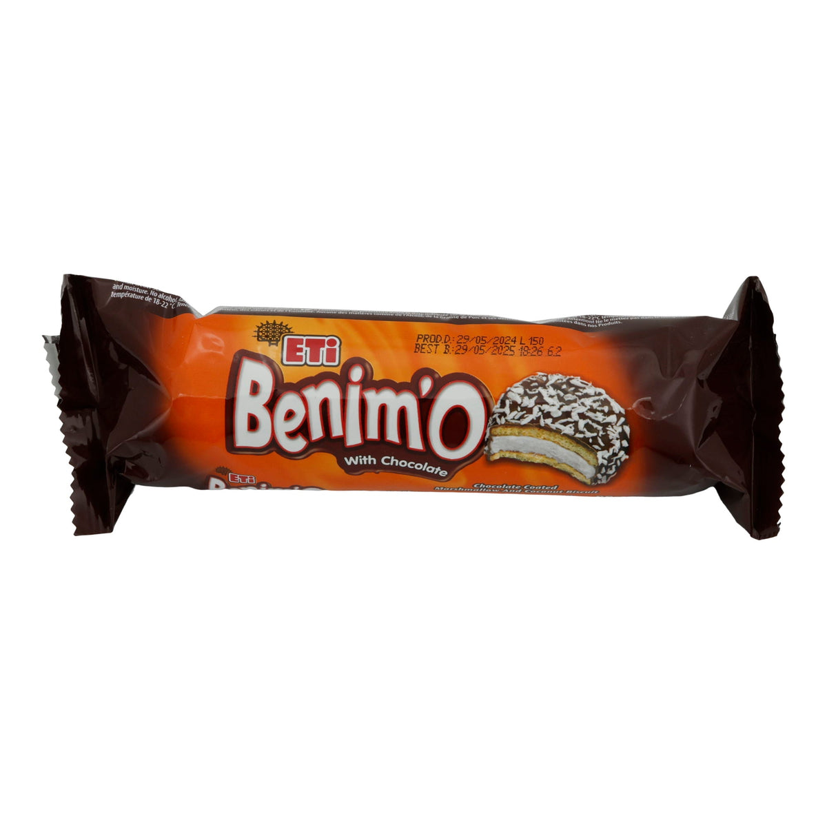 Keks Eti Benim'O | Gebäck | mit Schokolade und Marshmallow | 80 g ETI
