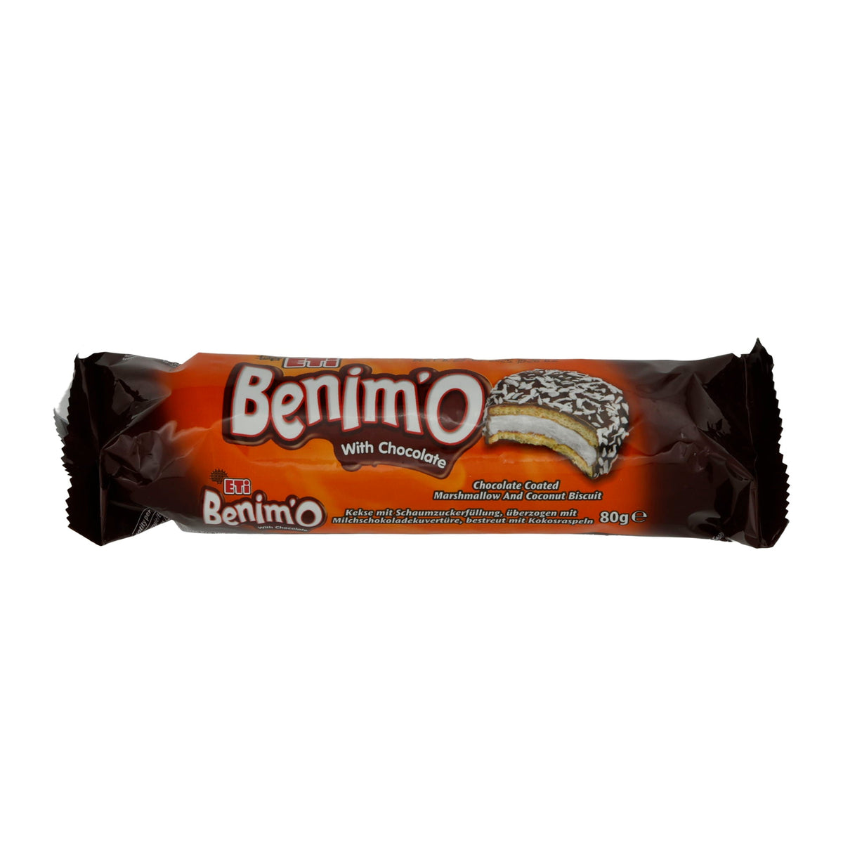 Keks Eti Benim'O | Gebäck | mit Schokolade und Marshmallow | 80 g ETI
