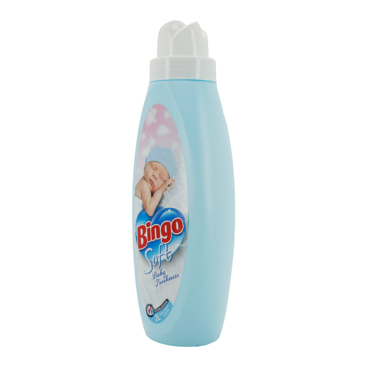 Bingo Soft Baby Freshness – Weichspüler 1 L (für sanft duftende Wäsche) Taste Your World