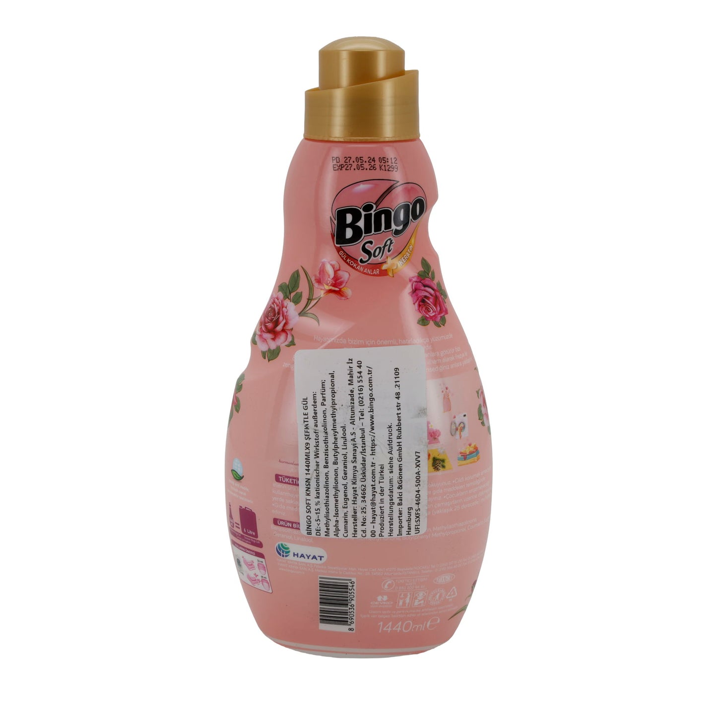 Weichspüler Bingo Soft Rose & Freesia | Langanhaltende Frische | 60 Wl