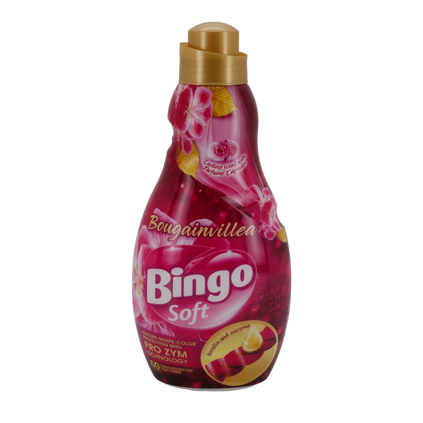 Weichspüler Bingo Soft Bougainvillea | Langanhaltende Frische | 60 Wl