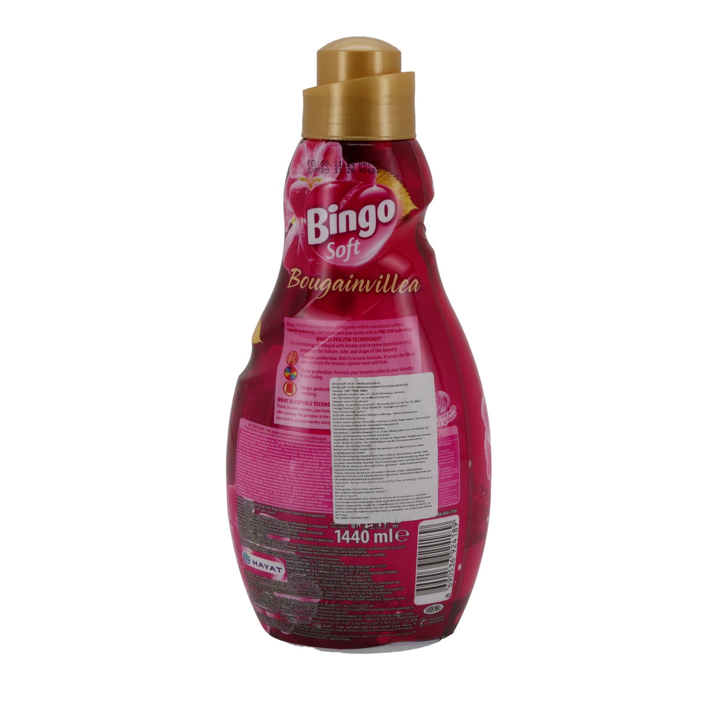 Weichspüler Bingo Soft Bougainvillea | Langanhaltende Frische | 60 Wl