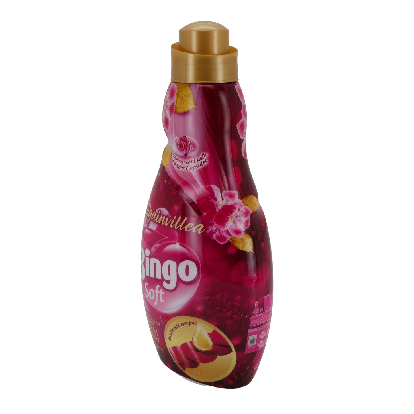 Weichspüler Bingo Soft Bougainvillea | Langanhaltende Frische | 60 Wl