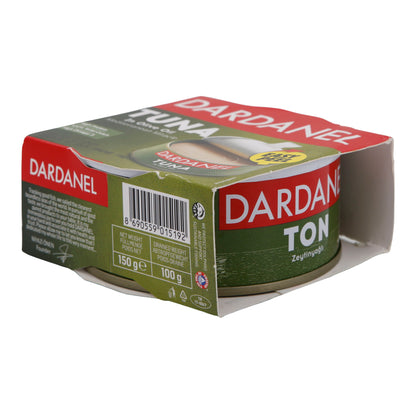 Thunfisch Dardanel | Fisch | In Olivenöl, 100% Wildfang, reich an Omega-3 | 150g