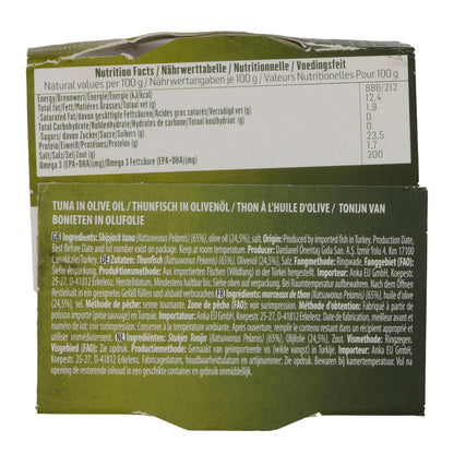 Thunfisch Dardanel | Fisch | In Olivenöl, 100% Wildfang, reich an Omega-3 | 150g