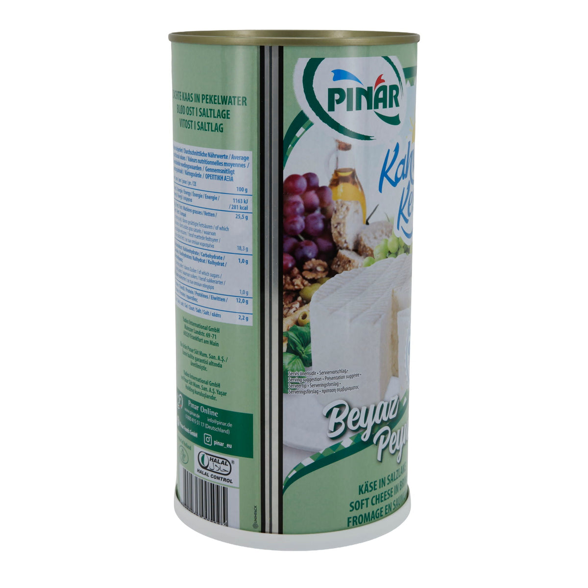 Weichkäse Pınar Kahvaltı Keyfi | Weichkäse in Salzlake | Mit 60 % Fett i. Tr. | 1500 g PINAR