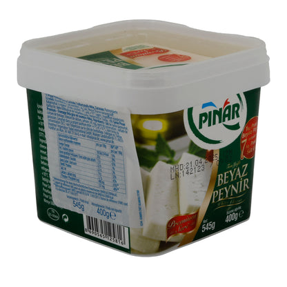 Weißkäse Pınar Beyaz Peynir | Weißkäse in Salzlake | Vollfett | 545 g