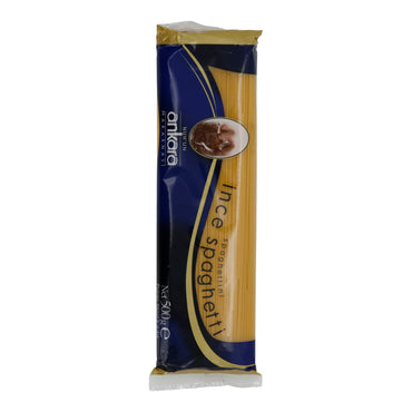 Spaghetti Ankara Ince | dünne Spaghetti aus Hartweizengrieß | Pasta | 500 g Packung NUHUN ANKARA