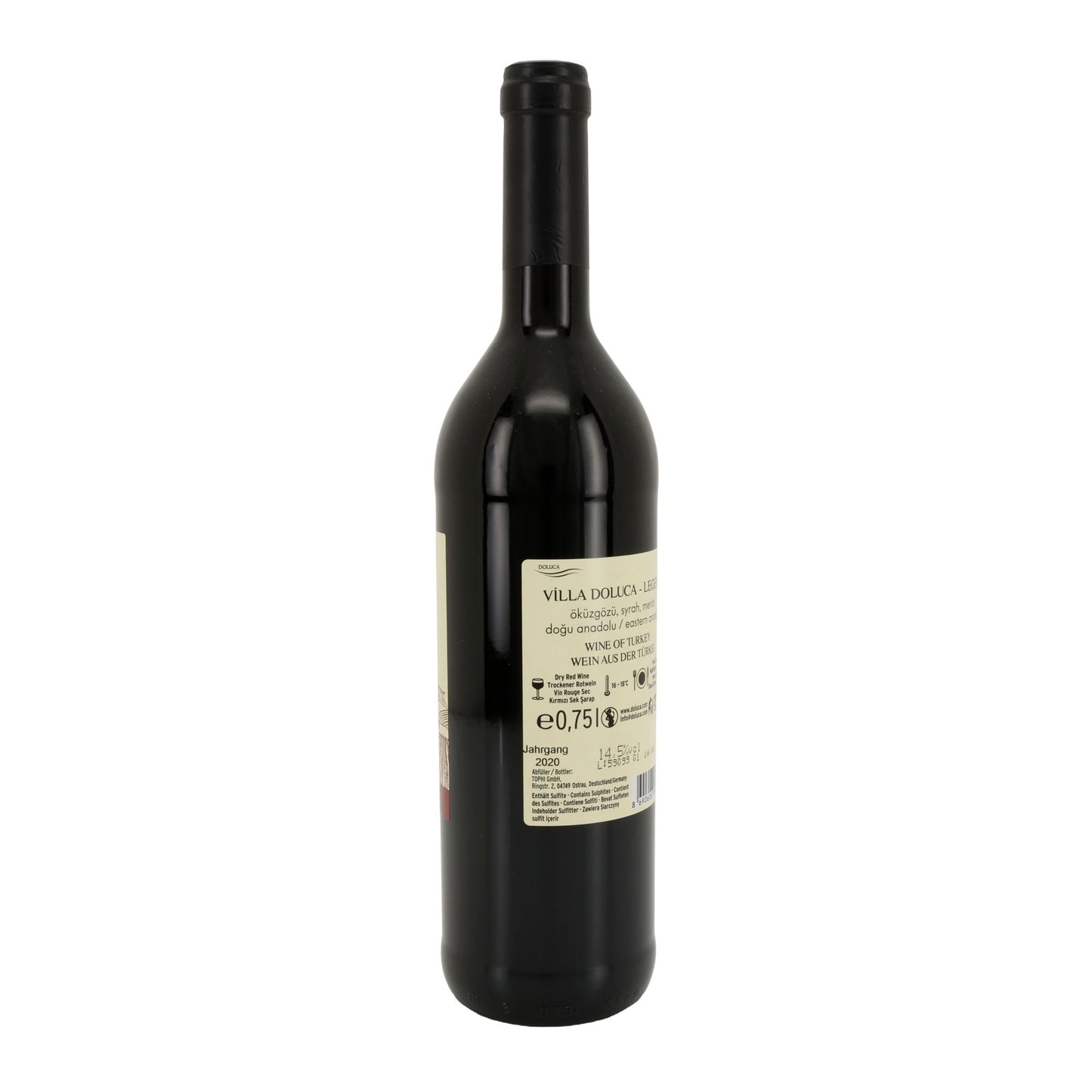 Villa Doluca Rotwein | Öküzgözü, Syrah, Merlot | Türkei | 0,75 l |14,5 % vol