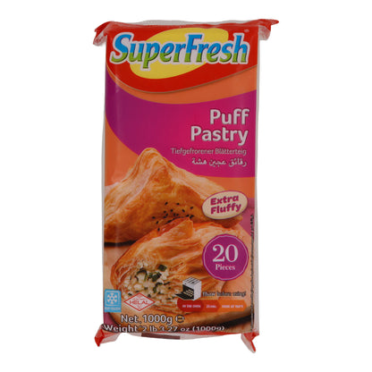 Pasta Sfoglia SuperFresh | Pasta Sfoglia Surgelata | 1000 g (20 pezzi)