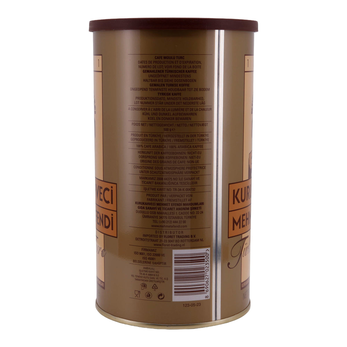 Türkischer Kaffee Kurukahveci Mehmet Efendi | Mokka | Traditionelle Qualität & intensives Aroma | 500 g Packung