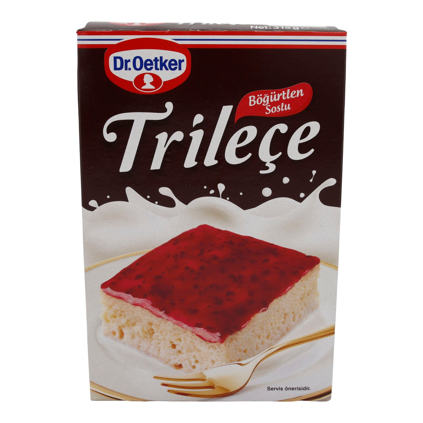 MILK CAKE WITH BLACKBERRY SAUCE