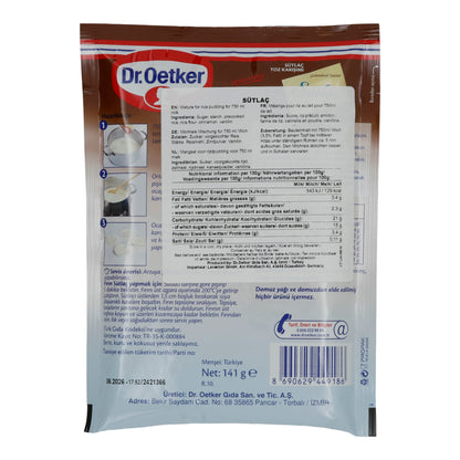 Riso al latte Dr. Oetker | Sütlaç | riso al latte turco con vaniglia e cannella | 156 g