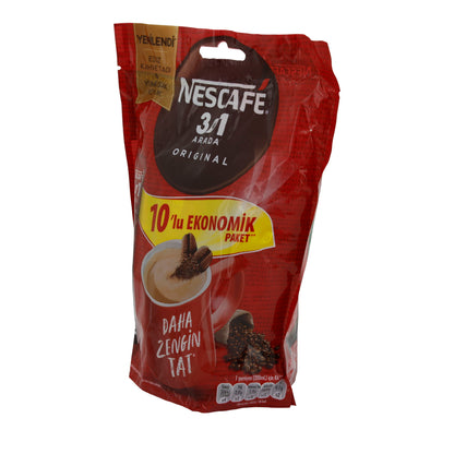 Instantkaffee NESCAFÉ | 3in1 Original | 10er Pack, reichhaltiger Geschmack & weiche Schaumkrone | 175 g
