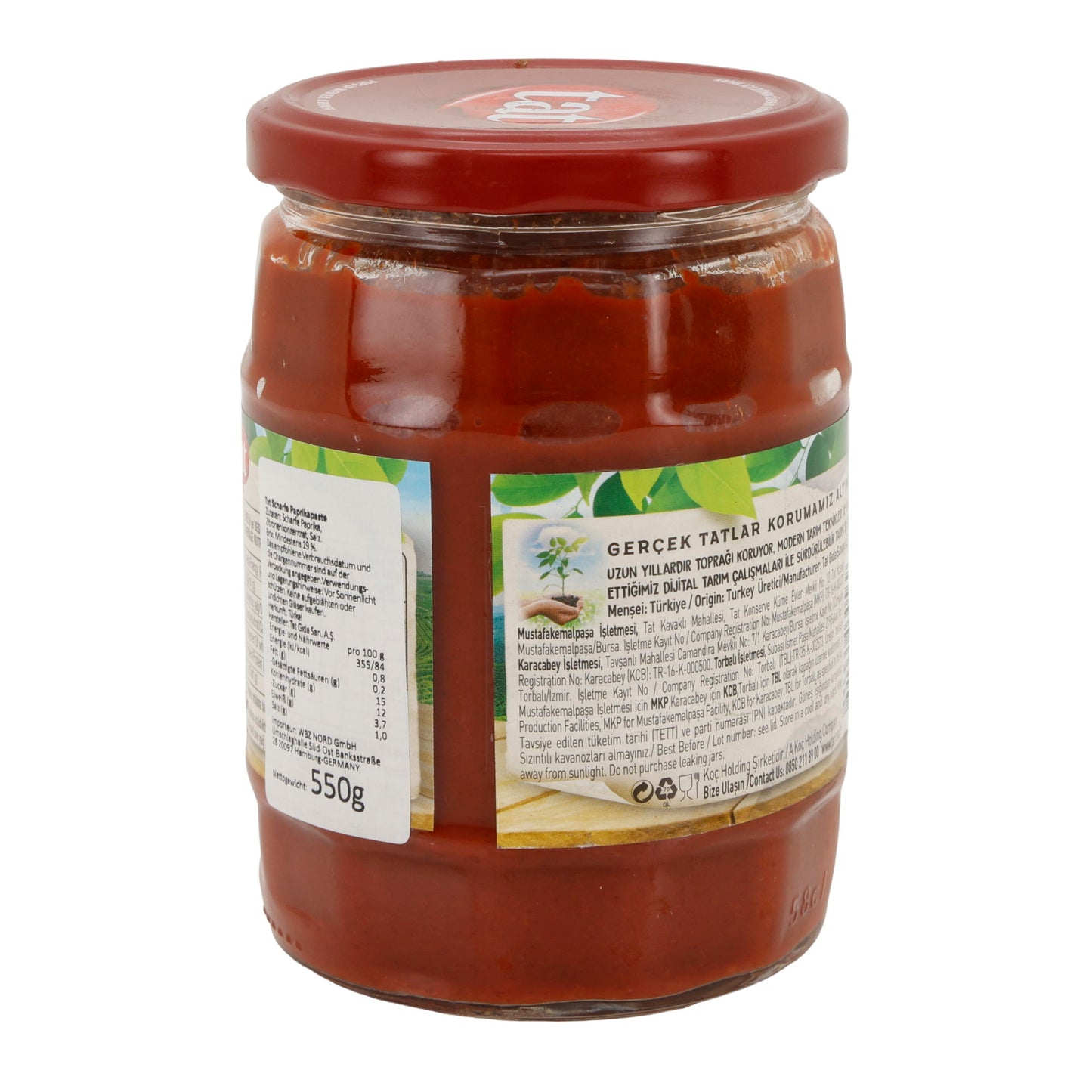 tat Paprikamark scharf | Aci Biber Salcasi | 550 g