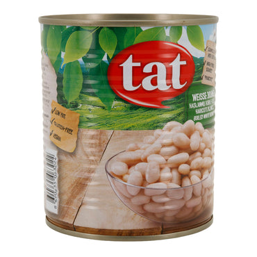 Gekochte Weiße Bohnen TAT | Hülsenfrüchte | Proteinreich & ballaststoffreich | 800 g