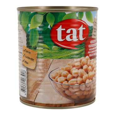 Gekochte Kichererbsen TAT | Hülsenfrüchte | Proteinreich & ballaststoffreich | 800 g