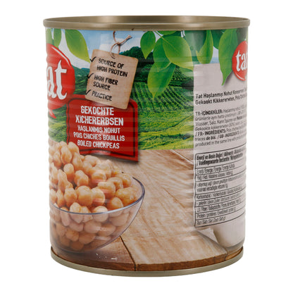 Gekochte Kichererbsen TAT | Hülsenfrüchte | Proteinreich & ballaststoffreich | 800 g