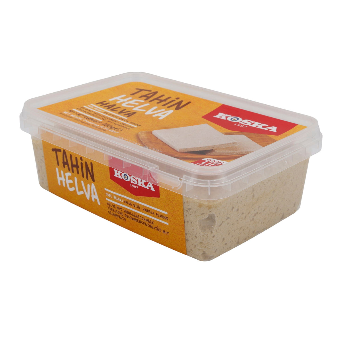 Sesampaste Koska Tahin Helva mit Vanille | Süßspeise | Traditionelle türkische Süßware | 700 g KOSKA