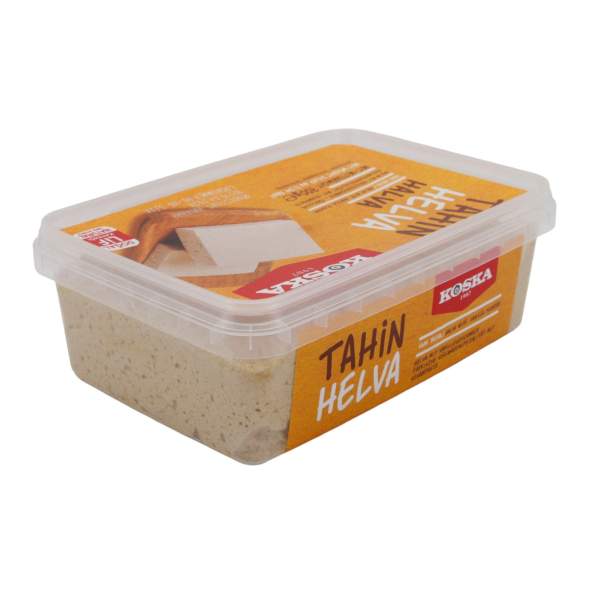 Sesampaste Koska Tahin Helva mit Vanille | Süßspeise | Traditionelle türkische Süßware | 700 g KOSKA