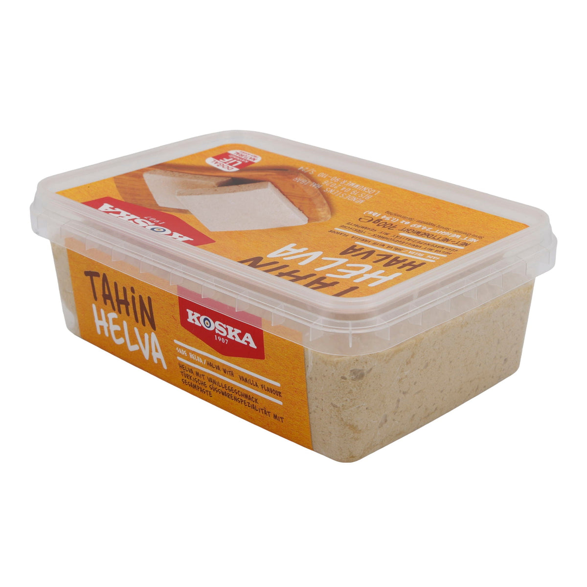 Sesampaste Koska Tahin Helva mit Vanille | Süßspeise | Traditionelle türkische Süßware | 700 g KOSKA
