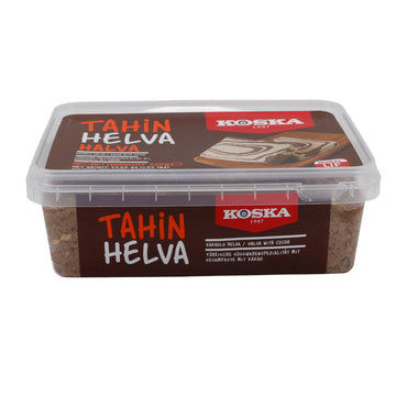 Sesampaste Koska Tahin Helva mit Kakao | Süßspeise | Traditionelle türkische Süßware | 700 g