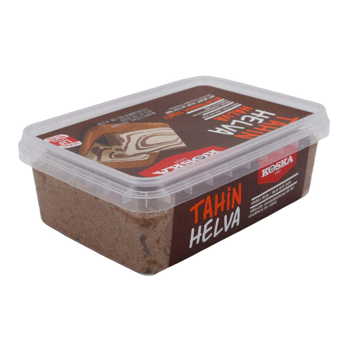 Sesampaste Koska Tahin Helva mit Kakao | Süßspeise | Traditionelle türkische Süßware | 700 g KOSKA