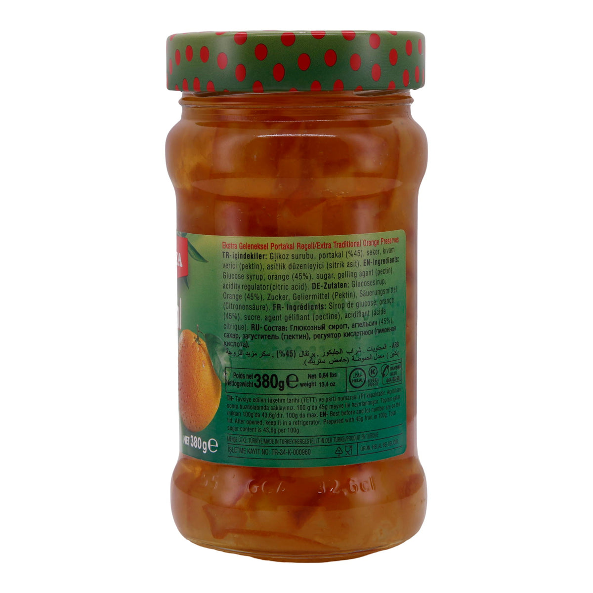 Orangenkonfitüre Koska | Marmelade | Fruchtig, Orangenschalen | 380 g