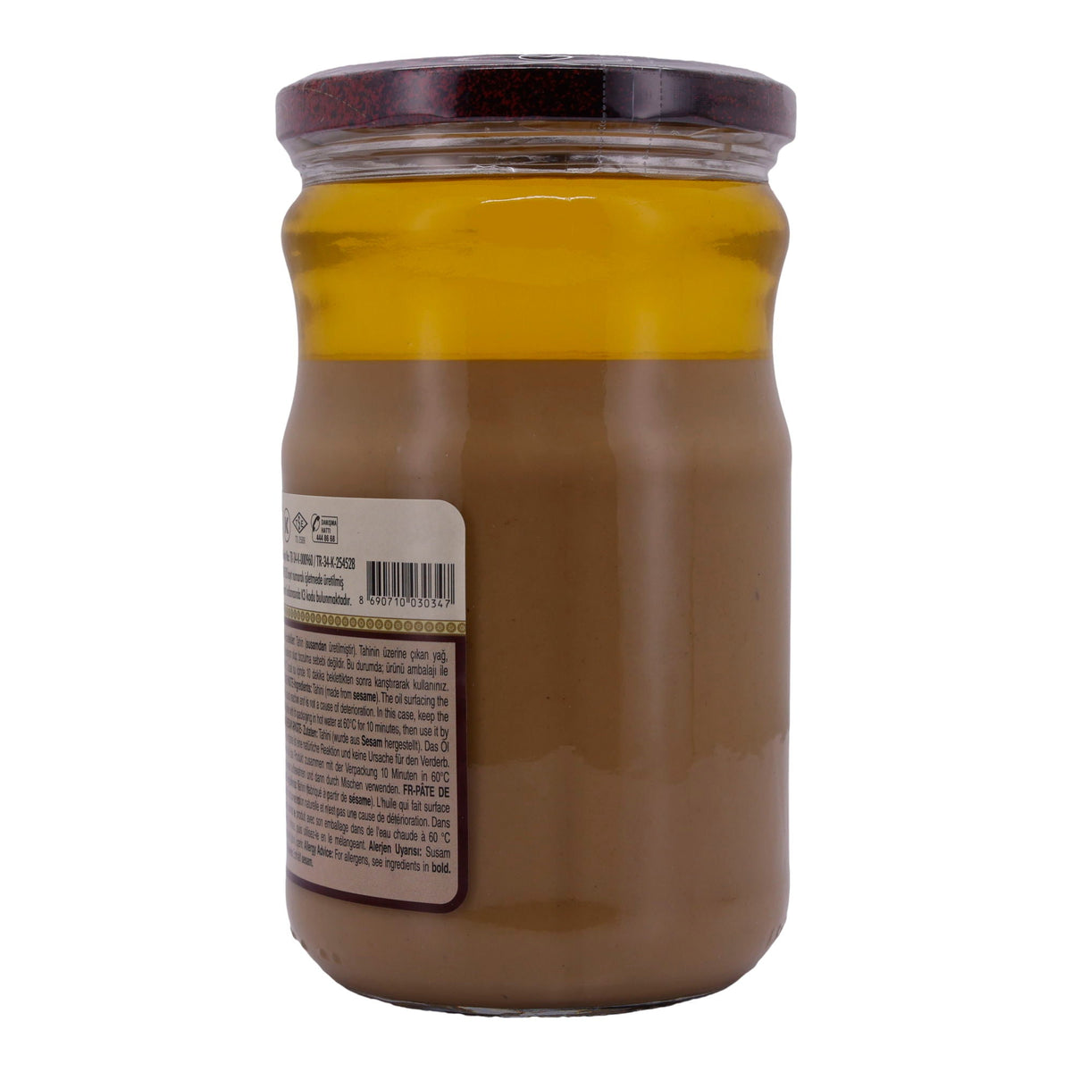 Sesampaste Koska | Tahin | Natürlich, hoher Ballaststoffgehalt | 620 g