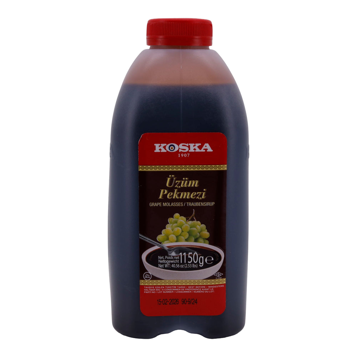 Traubensirup Koska | Üzüm Pekmezi | Reine Traubenmelasse, natürlich & ohne Zusatzstoffe | 1150 g