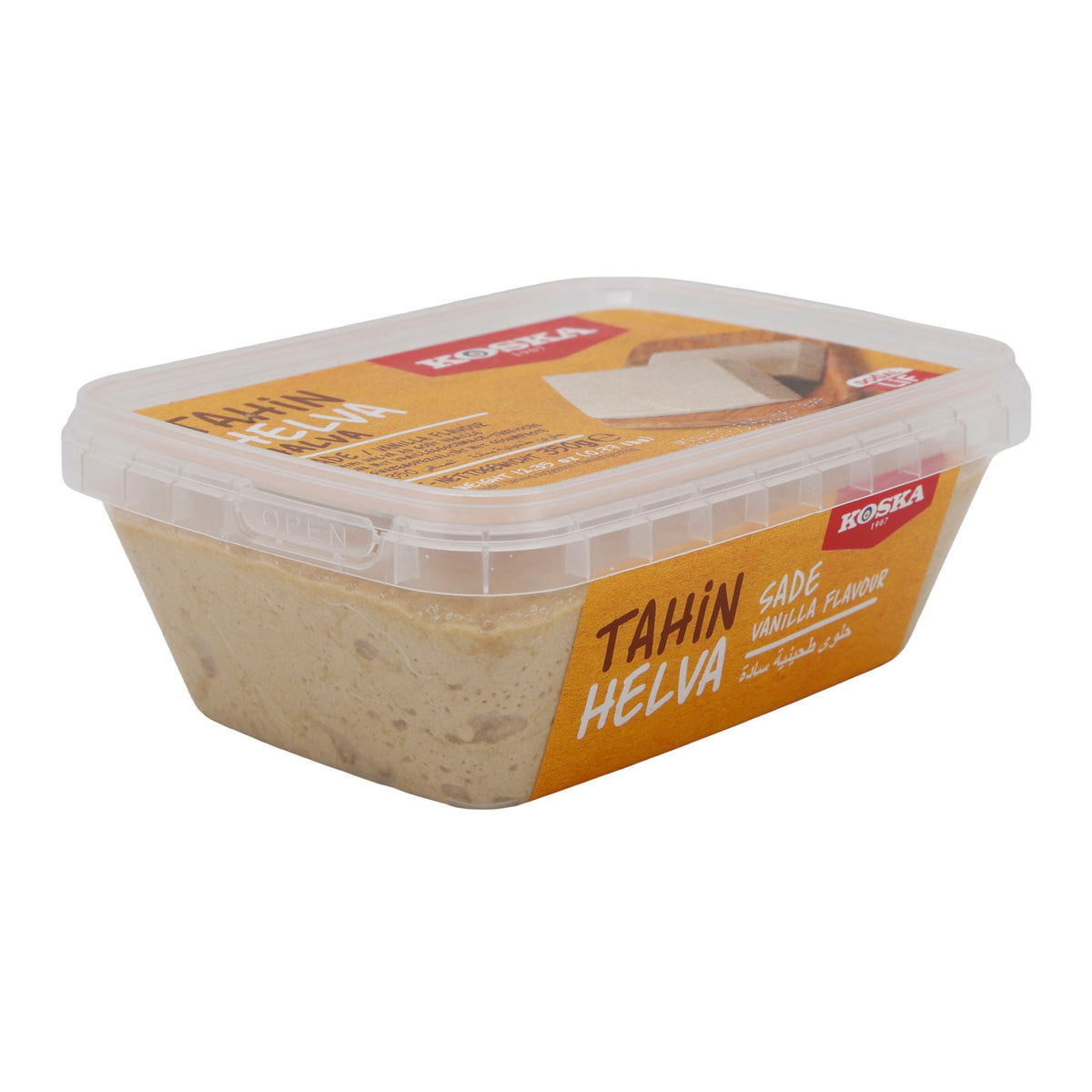Sesampaste Koska Tahin Helva Vanille | Süßspeise | Traditionelle türkische Süßware | 350 g KOSKA