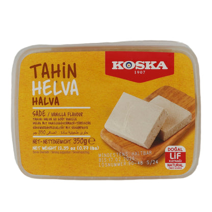 Sesampasta Koska Tahin Helva Vanille | Zoetigheid | Traditionele Turkse zoetigheid | 350 g