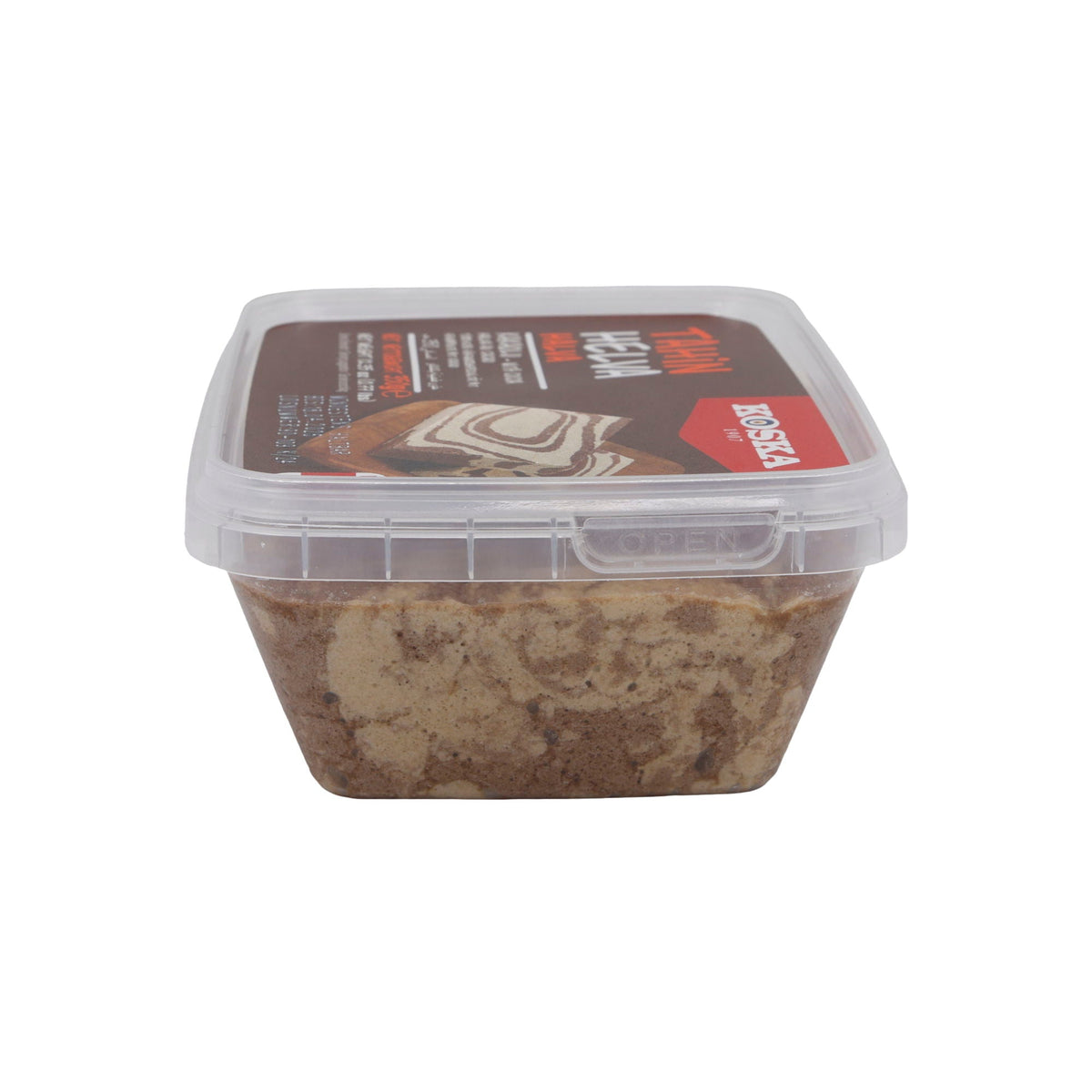 Sesampaste Koska Tahin Helva mit Kakao | Süßspeise | Traditionelle türkische Süßware | 350 g KOSKA