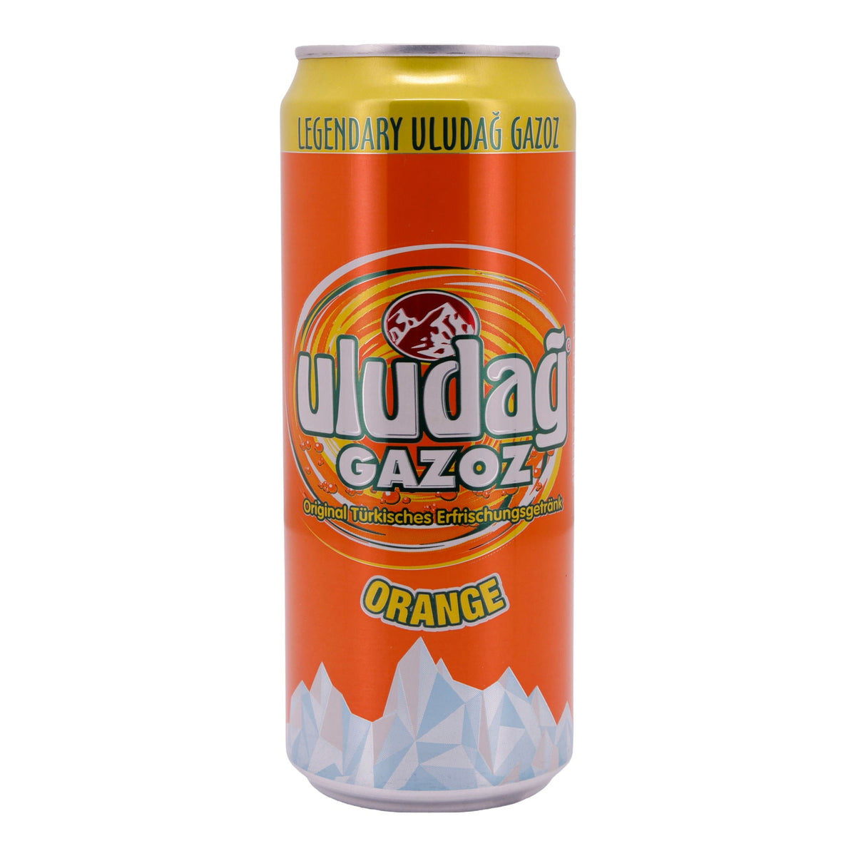 Gazoz Orange Uludağ | Getränk | Erfrischungsgetränk mit Orangen-Geschmack | 330 ml ULUDAG