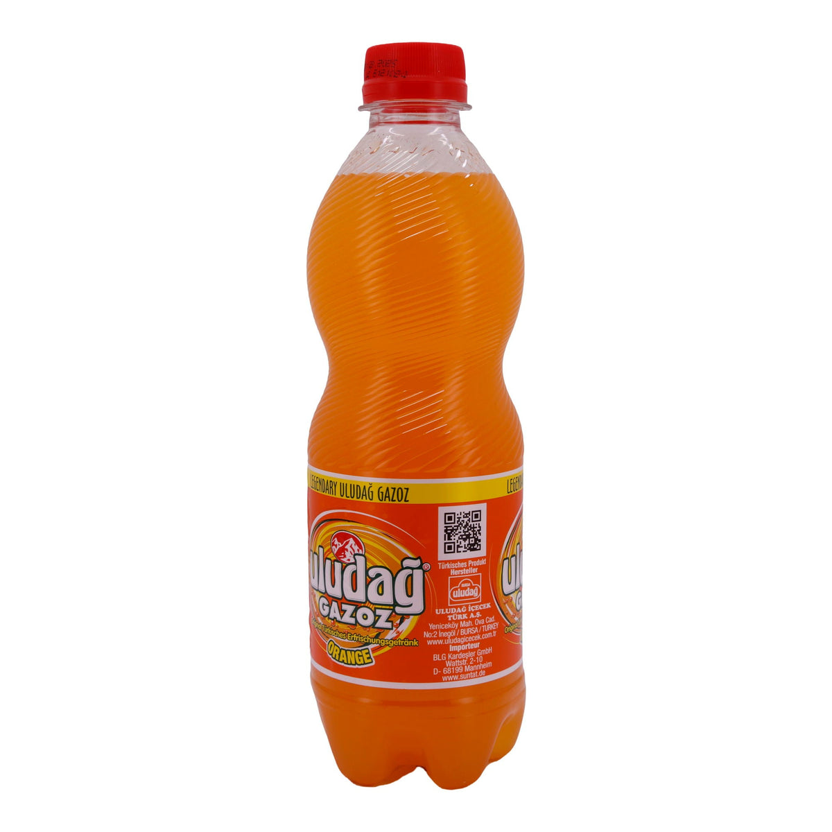 Erfrischungsgetränk Uludağ | Getränk | Gazoz Orange, Spritzig, 0,5 L Flasche ULUDAG