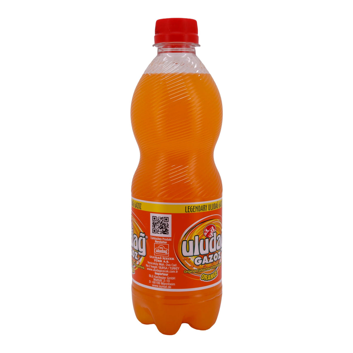 Erfrischungsgetränk Uludağ | Getränk | Gazoz Orange, Spritzig, 0,5 L Flasche ULUDAG