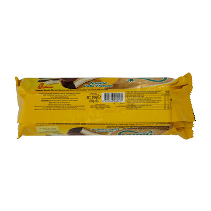 Biscotti Doppelkekse Ülker | Biscotti | Halley alla banana, con ripieno di marshmallow alla banana e cioccolato al latte, 8 pezzi 240g