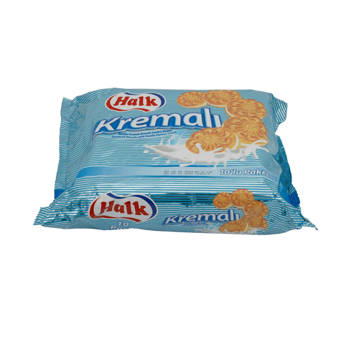 Sandwichkekse Halk Kremalı  | Doppelkeks | mit Vanillecreme | 500g
