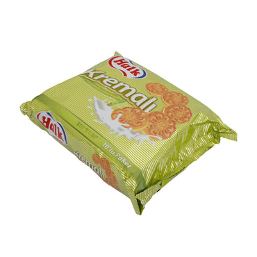 Sandwichkoekjes Halk | Romige Sandwichkoekjes | Met Bananenroomvulling, 10 stuks | 500 g