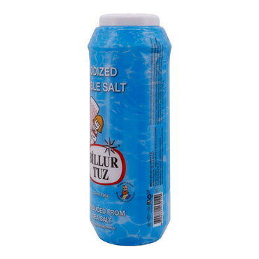 Tafelsalz Billur Tuz | Jodiertes Tafelsalz | Hergestellt aus reinem Meersalz, angereichert mit Jod | 500 g
