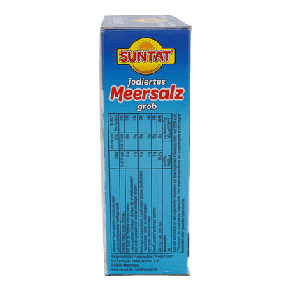Meersalz Suntat | İyotlu Deniz Tuzu | Kalın | 1000 g