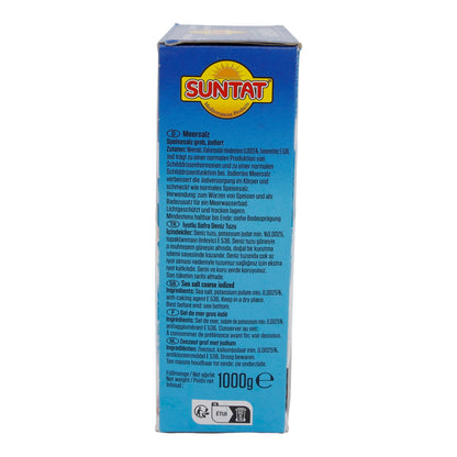 Meersalz Suntat | İyotlu Deniz Tuzu | Kalın | 1000 g