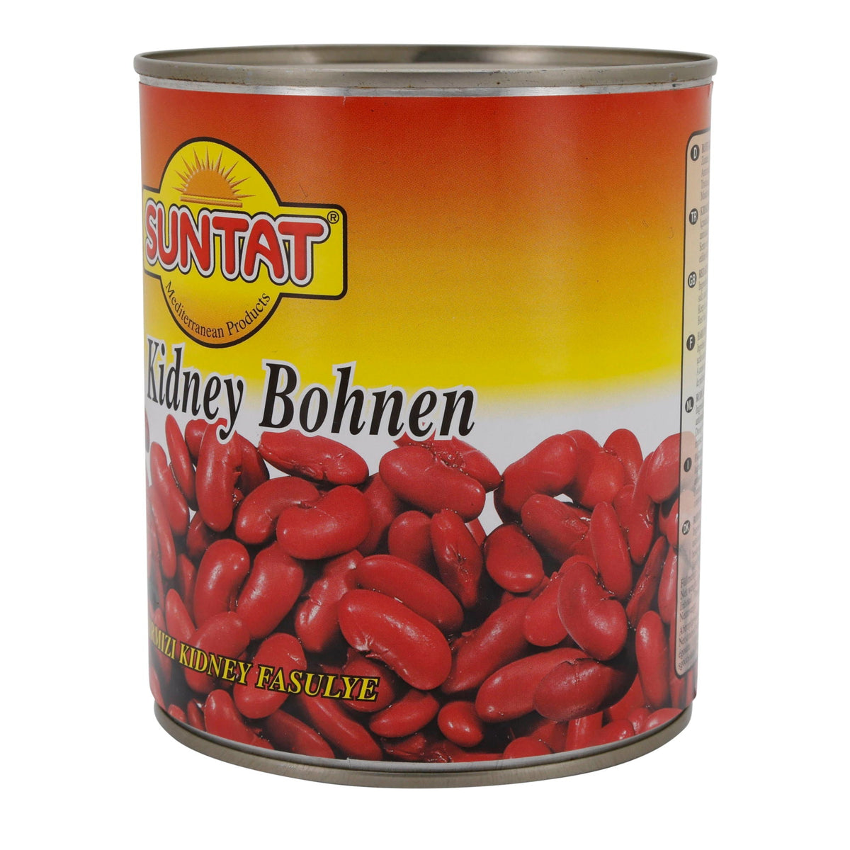 Kidneybohnen Suntat | Rote Kidney Bohnen | Vorgekochte Bohnen für Chili, Salate & Eintöpfe | 800 g SUNTAT