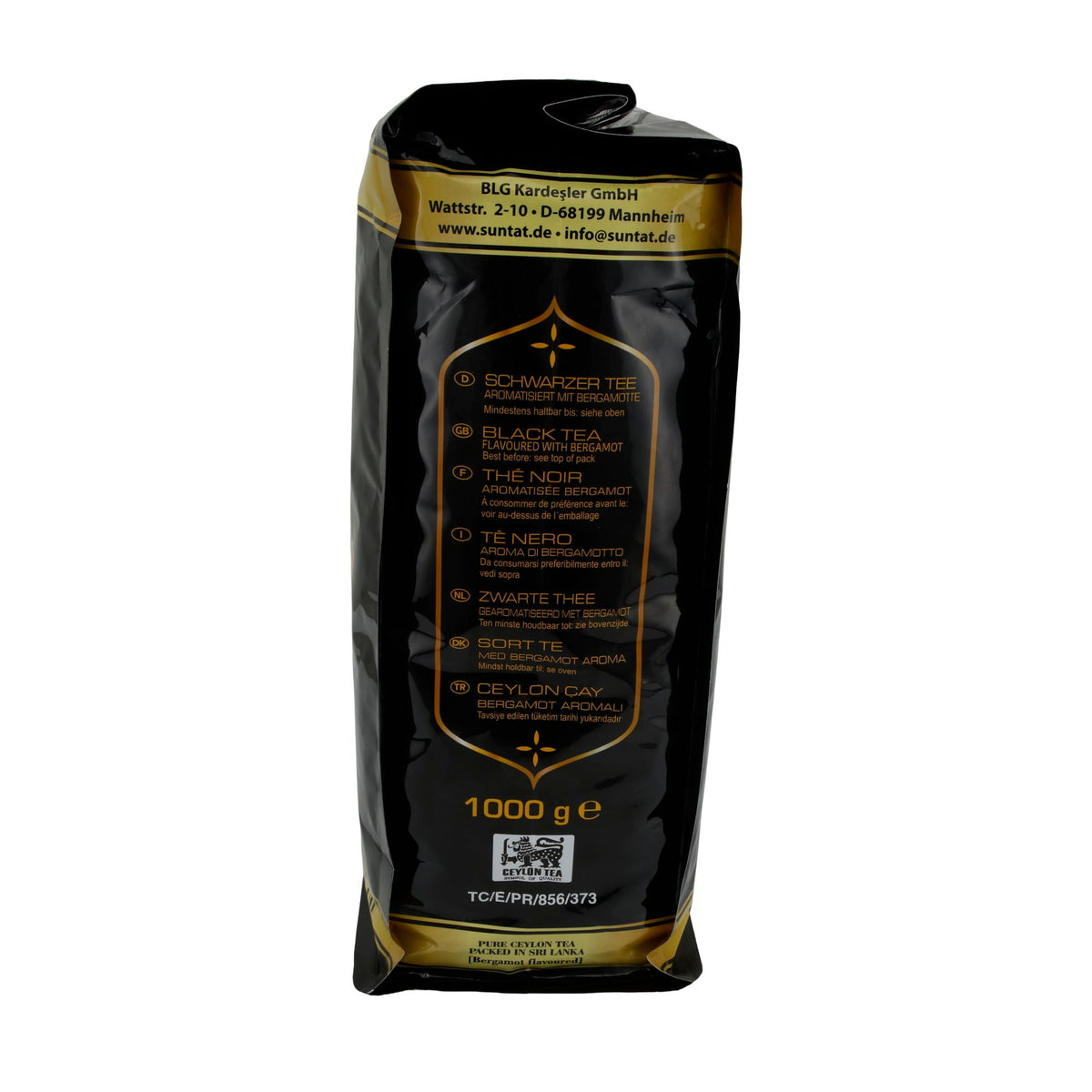 Schwarzer Tee Suntat | Alice Ceylon Tee | Aromatisiert mit Bergamotte | 1000 g SUNTAT