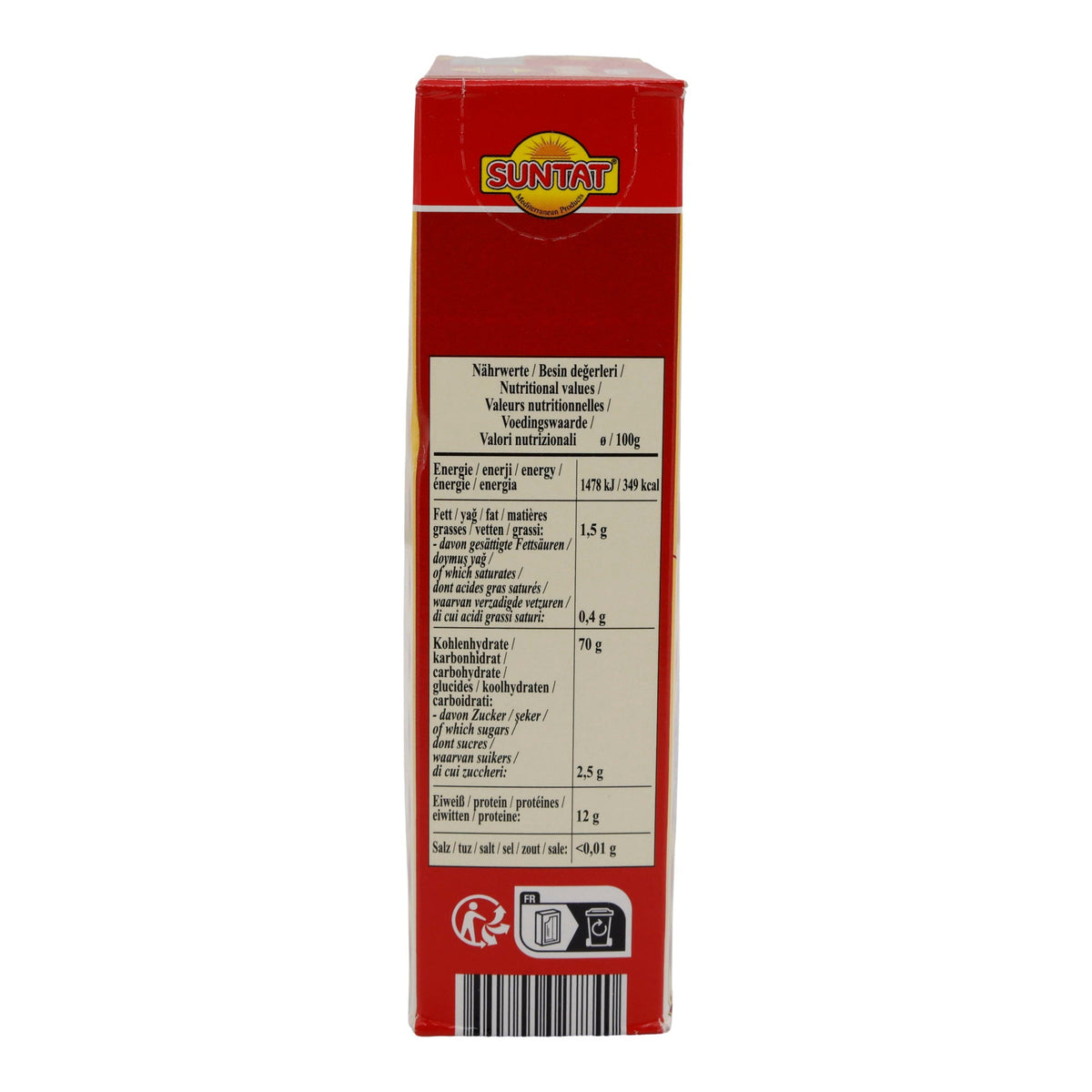 Couscous Suntat | Fein | Vielseitiger Hartweizengrieß für mediterrane & orientalische Gerichte | 500 g SUNTAT